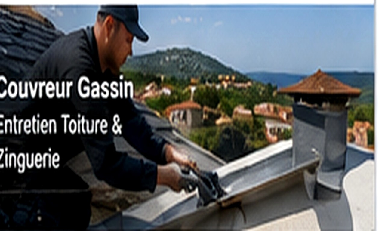 Chantier de couverture à Gassin